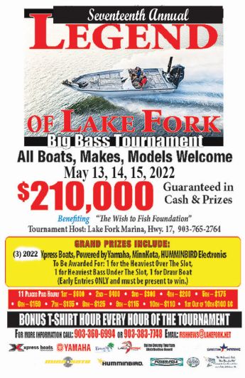 Legend of Lake Fork Big Bass Tournaments