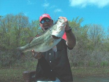 Don Hampton with a trophy bass