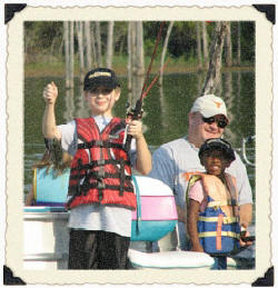 The Tinsley Family catching bream